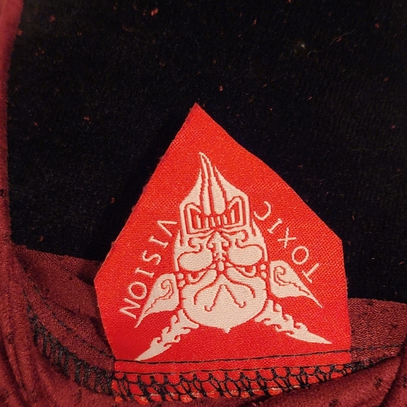 TOXIC VISION Inferno Crop Top Size Large - Picture 2 of 7